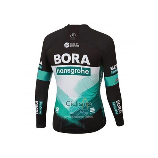 Bora-hansgrone Ropa Ciclismo Culotte Largo 2020 Mangas Largas Azul Negro